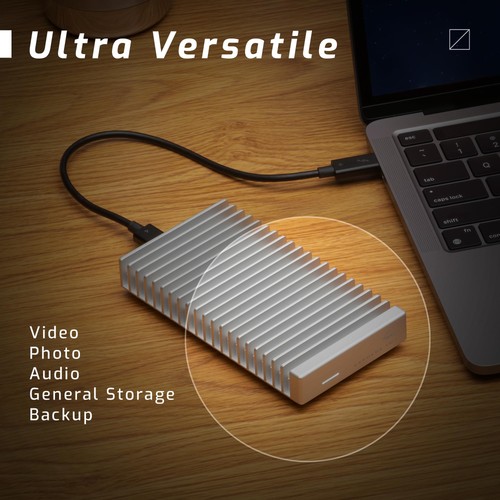 Express 1M2 Portable NVMe SSD USB4 (Thunderbolt Compatible/USB-C) Ultra Fast ... - Picture 7 of 8