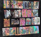 Vintage Comic Book Card Promo Lot Spider Man Batman Green Hornet Ironman Marvel