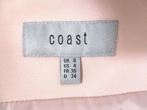 Coast Women's Maxi Skirt (Size UK 10) with Matching Crop Top (Size UK 8) Blush - Picture 6 of 12