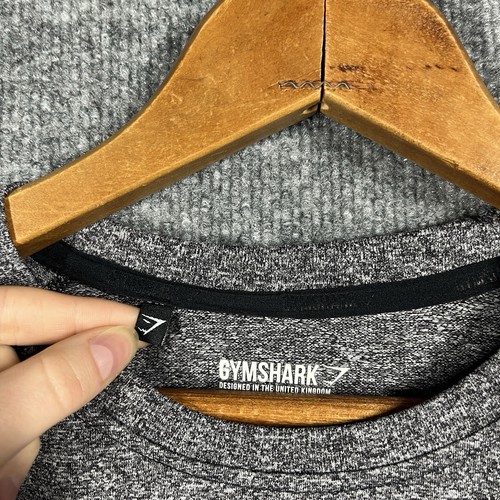 Gymshark Devant grau nahtlos Kurzarm T-Shirt Herren Größe Medium - Bild 5 von 13