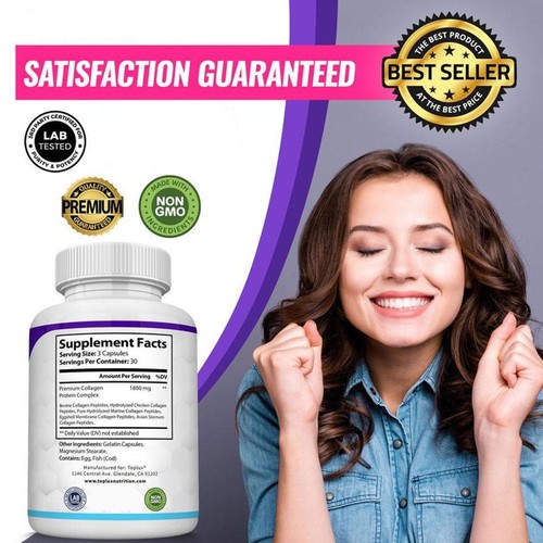 Collagen Peptide capsules - Anti-Aging, Anti-oxidation, Anti-wrinkle, 90pcs - Picture 6 of 9