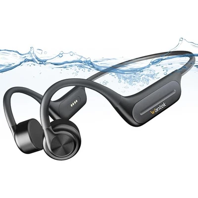 Wantek Sonido Hueso Auriculares Bluetooth 32GB MP3 Reproductor IPX8 Auriculares Abiertos