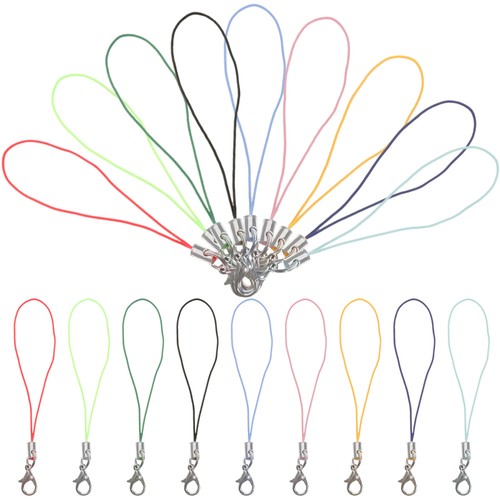 100 Pcs Lobster Buckle Phone Strap Mobile Tether Cellphone Straps Clasp - Photo 12 sur 12