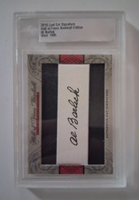 2018 Leaf Heroes of the Game Cut Signature Cards 9