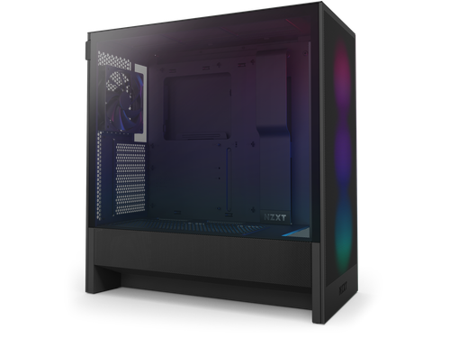 NZXT H Series H5 Flow 2024 RGB Edition ATX Mid Tower Gehäuse All Black Color - Bild 3 von 5