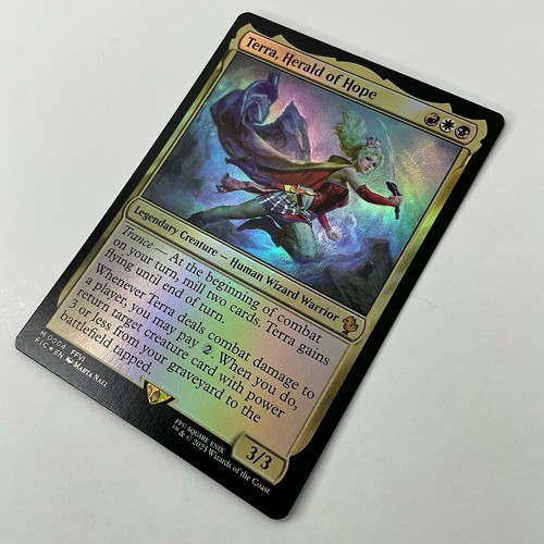 MTG Terra, Herald Of Hope (0004) *Foil* Base Commander Final Fantasy MT/NM - Picture 3 of 3