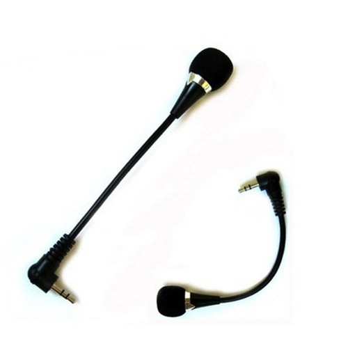 High Quality Mobile Phone Small for Laptop PC Mini Microphone Black Plug Mic - 第 1/3 張圖片