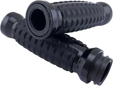 Drag Specialties Grenade Grips - Matte Black - 0630-2642