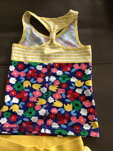 Hanna Andersson Striped Skirt And Coordinating Tank Top Sz 6/7 - Picture 6 of 6