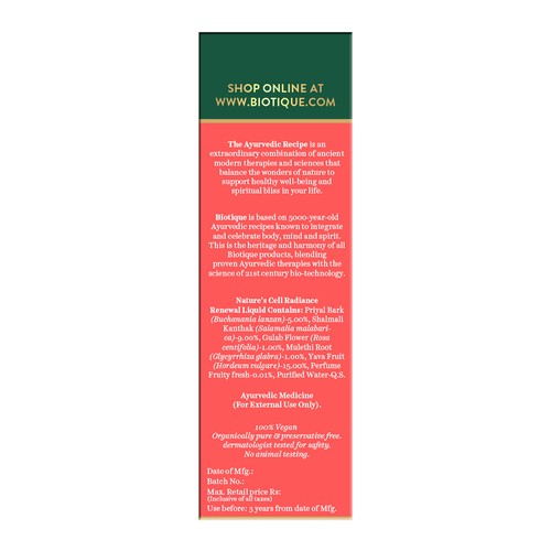 Biotique Rose Pore Tightening Toner 120ml For Glowing Skin All Types - Picture 2 of 9