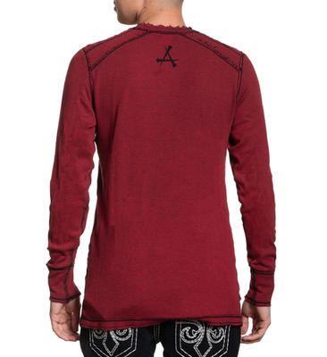 Affliction Men's Reversible Thermal Shirt Infected Ritual | eBay