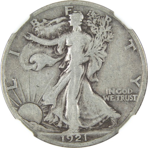 1921 S Liberty Walking Half Dollar F 15 NGC Silver 50c Coin SKU:I14444 - Bild 3 von 4