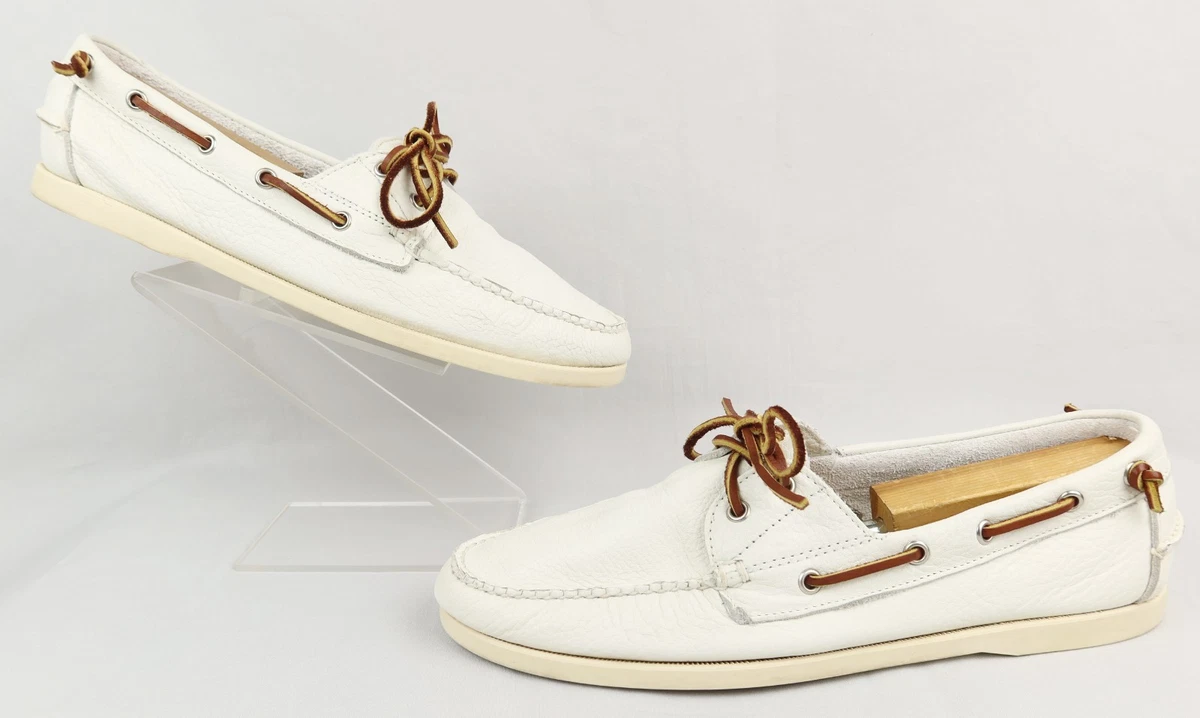 Ralph Lauren Boat Shoe White Casual Shoes for Men for sale 
