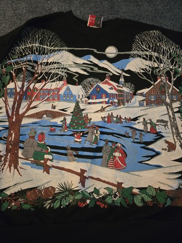 80er Jahre Nussknacker Weihnachtspullover Damen Gr. M - Bild 2 von 8