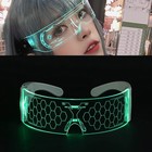 LED Glasses with Luminous Effect Ideal for Elevating Your Space Costume