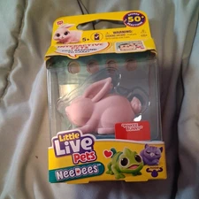 Needees Pinky Bunny Interactive Pet Little Live Pets