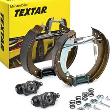 TEXTAR Bremsensatz Trommelbremse Hinten für VW POLO (9N) GOLF II (19E, 1G1)