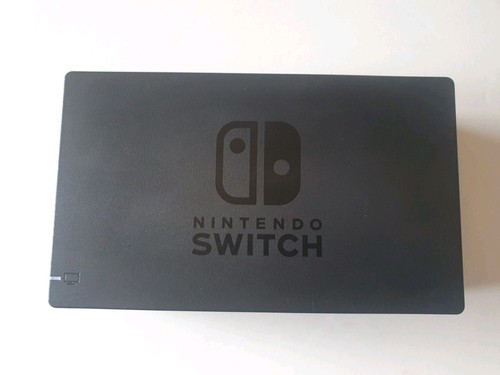 OFFICIAL NINTENDO SWITCH DOCKING STATION GENUINE. MISSING THE BACK PLATE