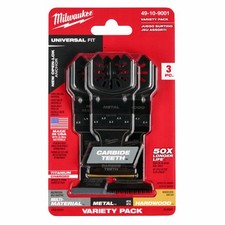 4 Pack - 3-Pc. Open-Lok Oscillating Tool Blade Assortment - 49-10-9001