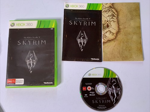 The Elder Scrolls V Skyrim Microsoft XBOX 360 PAL Game Complete - Picture 1 of 6