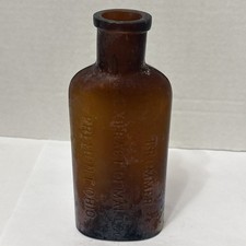 Antique Bottle Trommer Extract Of Malt Co Fremont Ohio 8”