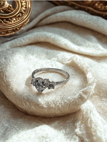 Silver Engagement Ring Limited Edition Celebrating British Heritage - Picture 5 of 9