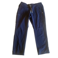 FIGS Technical Collection Navy Blue Scrub Pants XL TW2000R Elastic Drawstring
