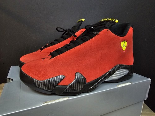 Size 10.5 - Air Jordan 14 Retro 2025 Ferrari Excellent Condition With OG Box 🔥 - Picture 8 of 16