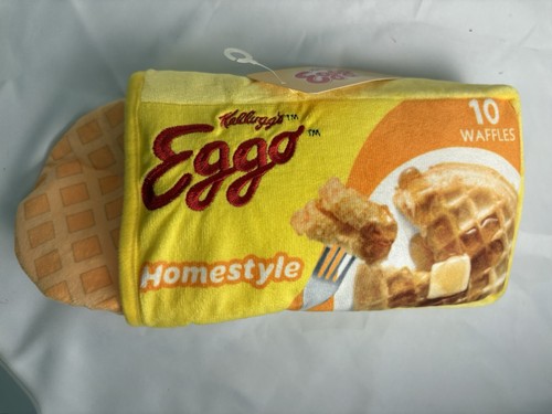 Eggo Waffle Box Plush Pet Toy by Kelloggs Brand New Rare - Bild 2 von 5