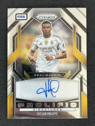 Kylian Mbappe 2025-26 Panini Prizm FIFA #1 Prolific Signatures Auto