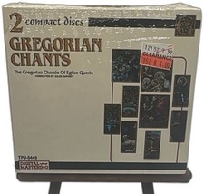 Gregorian Chants 2 CD Set Digital Mastering TPJ-5449 New Sealed 1992