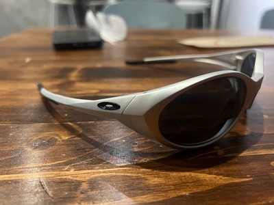 oakley eye jacket redux silver | eBay