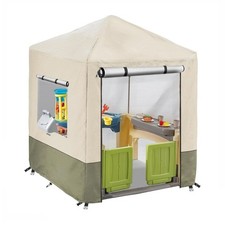 Kids For Playhouse Cover Waterproof 210D Oxford Cloth Beige 56x56x60 Inch Size
