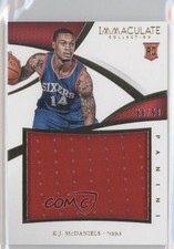 2014-15 Panini Immaculate Rookie Jerseys /99 KJ McDaniels #RJ-KJ RC