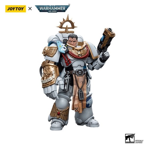 JOYTOY Warhammer 40K JT6861 1:18 Space Marines White Consuls Captain nius - Picture 8 of 10