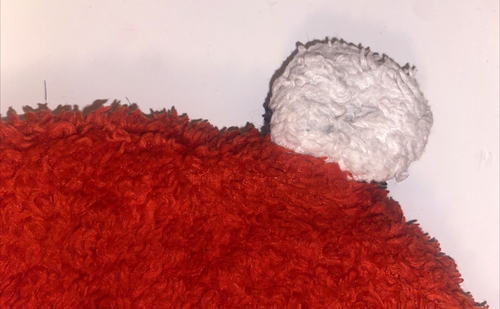 Cappello berretto Patagonia bambino giovani amici pelosi classico rosso scuro orecchie blu scuro - Foto 4 di 12