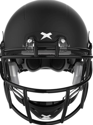 XENITH アメリカンフットボール用ヘルメット X2E ブラック X2E Plus Standard Fit Xenith Youth Full Face Football Helmet Black