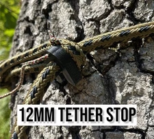 (12MM) Saddle Hunting Tether Clip For 12mm Tether  - Tethrd Cruzr Trophyline Etc