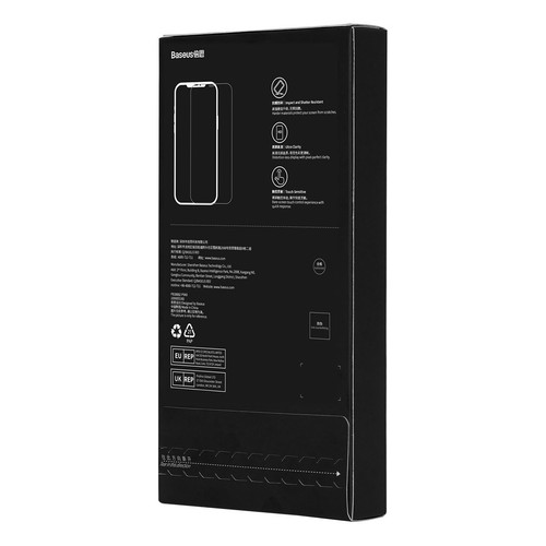 Baseus szkło hartowane do iPhone 14 Pro na cały ekran z osłoną na głośnik 0.4mm - Zdjęcie 6 z 12