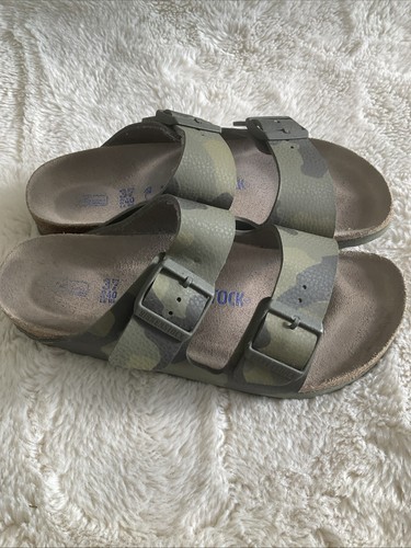 Birkenstock Arizona Camo Sandal Women's 37 6 Camouflage - Picture 3 of 5