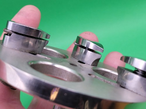 3 Jaw Face Plate Collet Chuck 8mm Watchmaker Lathe FacePlate Wolf Jahn Co - Picture 15 of 17