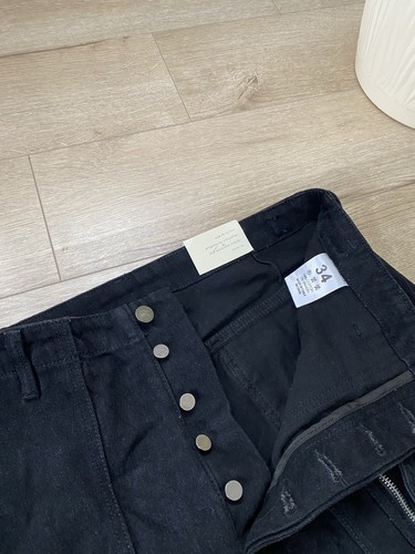 Pantalones góticos raros de mezclilla holgados con correa bondage estilo opio para hombre talla 34 - Imagen 9 de 9