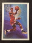 Michael Jordan 🔥 1990-91 NBA Hoops - Art Card Team Checklist  #358 Bulls HOF 🐐