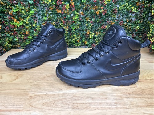 Nike ACG Stiefel Schuhe Herren Größe 9,5 Schwarz Leder Outdoor Wandern 454350-003 Trail - Bild 3 von 10