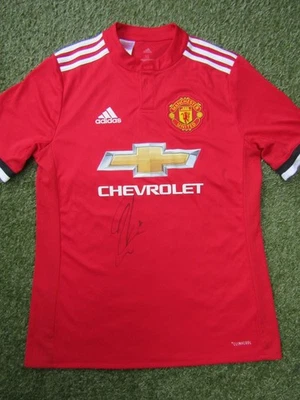 Zlatan Ibrahimovic Hand Signed Manchester United Home Football Shirt - Autograph - Image 1 of 3