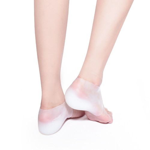 Silicone Heel Cushion Elastic Gel Heel Pads Portable Height Increased Insole - Picture 16 of 21