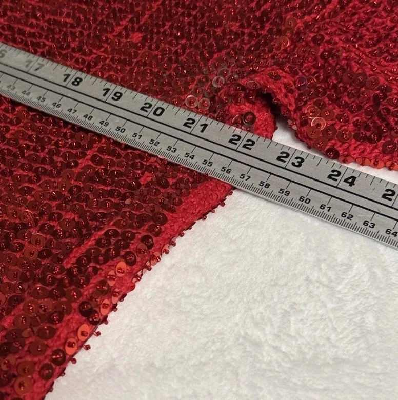 Cárdigan bombardero Berek rojo vintage lentejuelas cremallera chaqueta de Navidad muñeco de nieve XL Foto 4 de 4