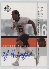 2001 SP Authentic Future Watch /550 TJ Houshmandzadeh #142 Rookie Auto RC