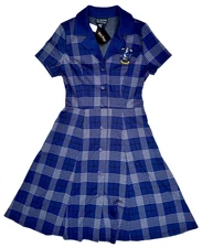 Her Universe Harry Potter Ravenclaw Hogwarts Plaid Dress Size MD, Plus Size 2