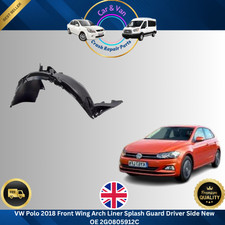 VW Polo MK6 2018–2021 Front Right Wheel Arch Liner Splash Guard Driver Side – OE